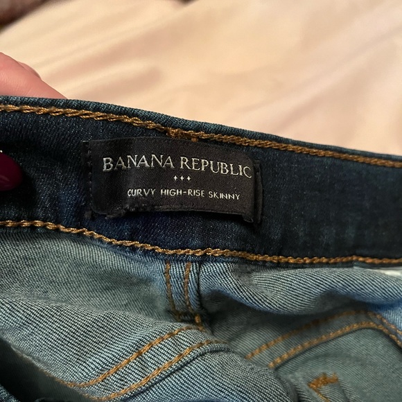 Banana Republic high rise skinny jeans size 4 - Picture 4 of 4